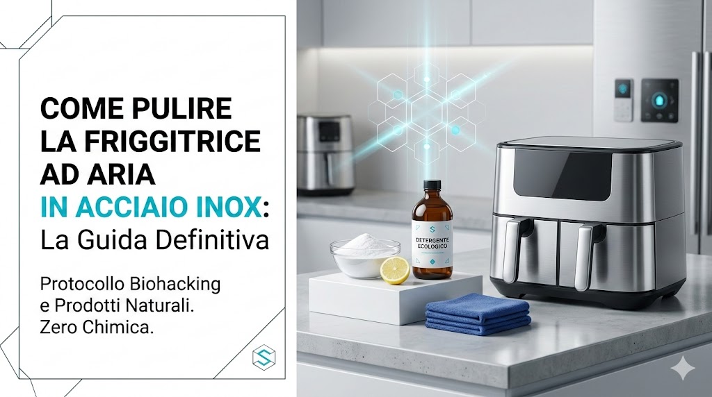 come pulire friggitrice ad aria acciaio inox